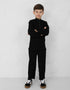 KIDS BAJU MELAYU AFWA (BLACK)